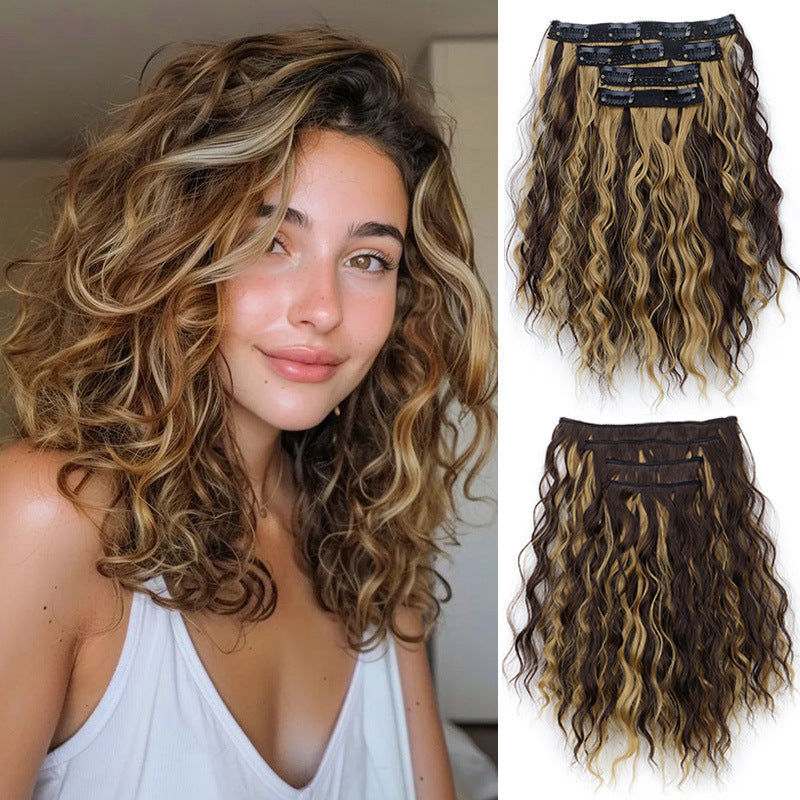 Wavy Clip-in Hair Extensions 4-Piece