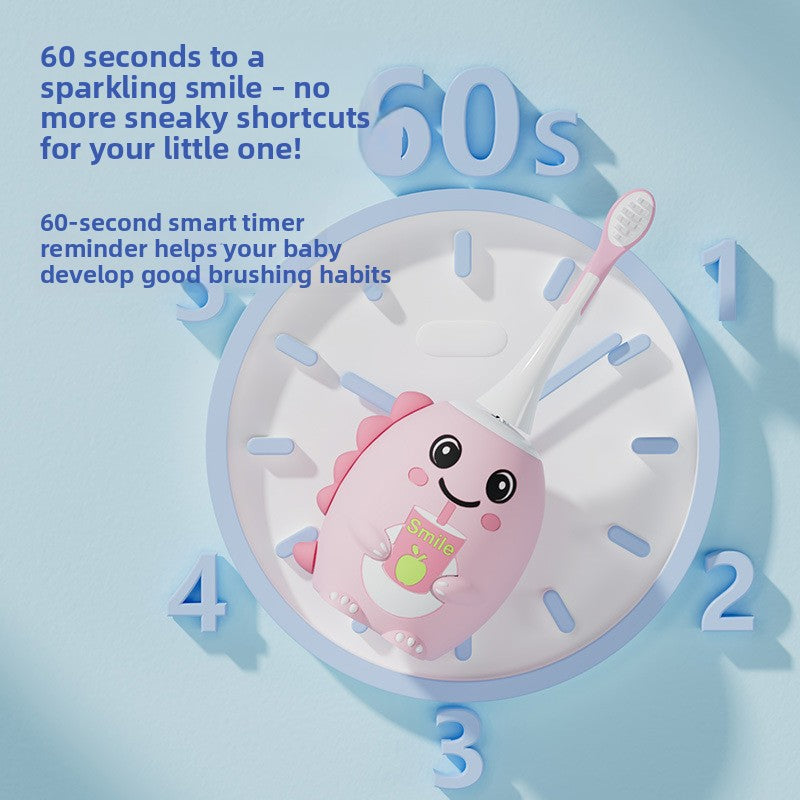 Children's Electric Toothbrush with Cartoon Design