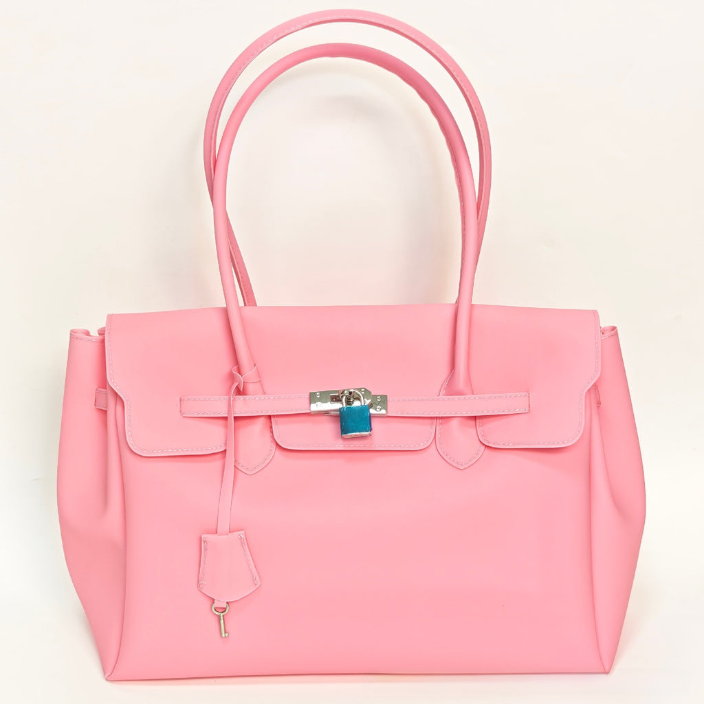 Jelly Tote Bag with Shoulder Strap