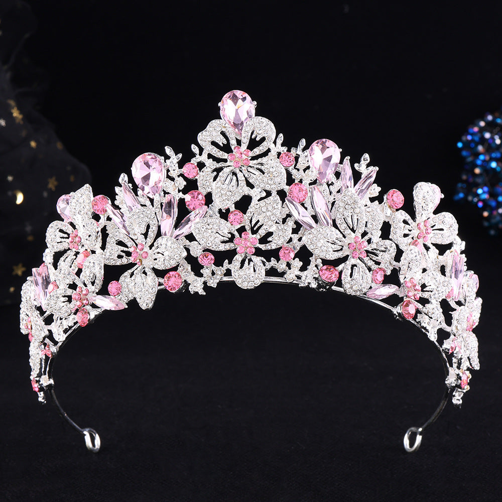 Rhinestone Princess Birthday Crown Bride Wedding Headpiece Wedding Dress Accessories