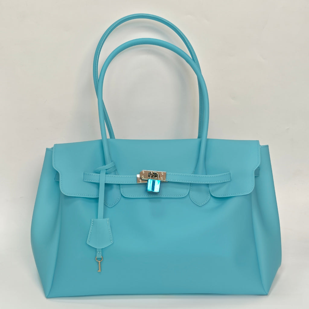 Jelly Tote Bag with Shoulder Strap