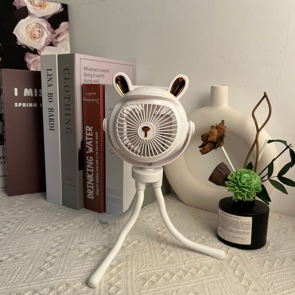 Octopus Clip Fan with Night Light