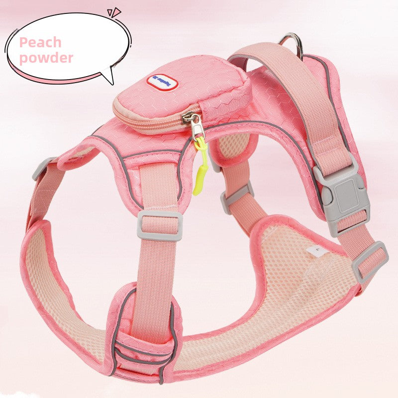 Adjustable Reflective Dog Harness with Leash
