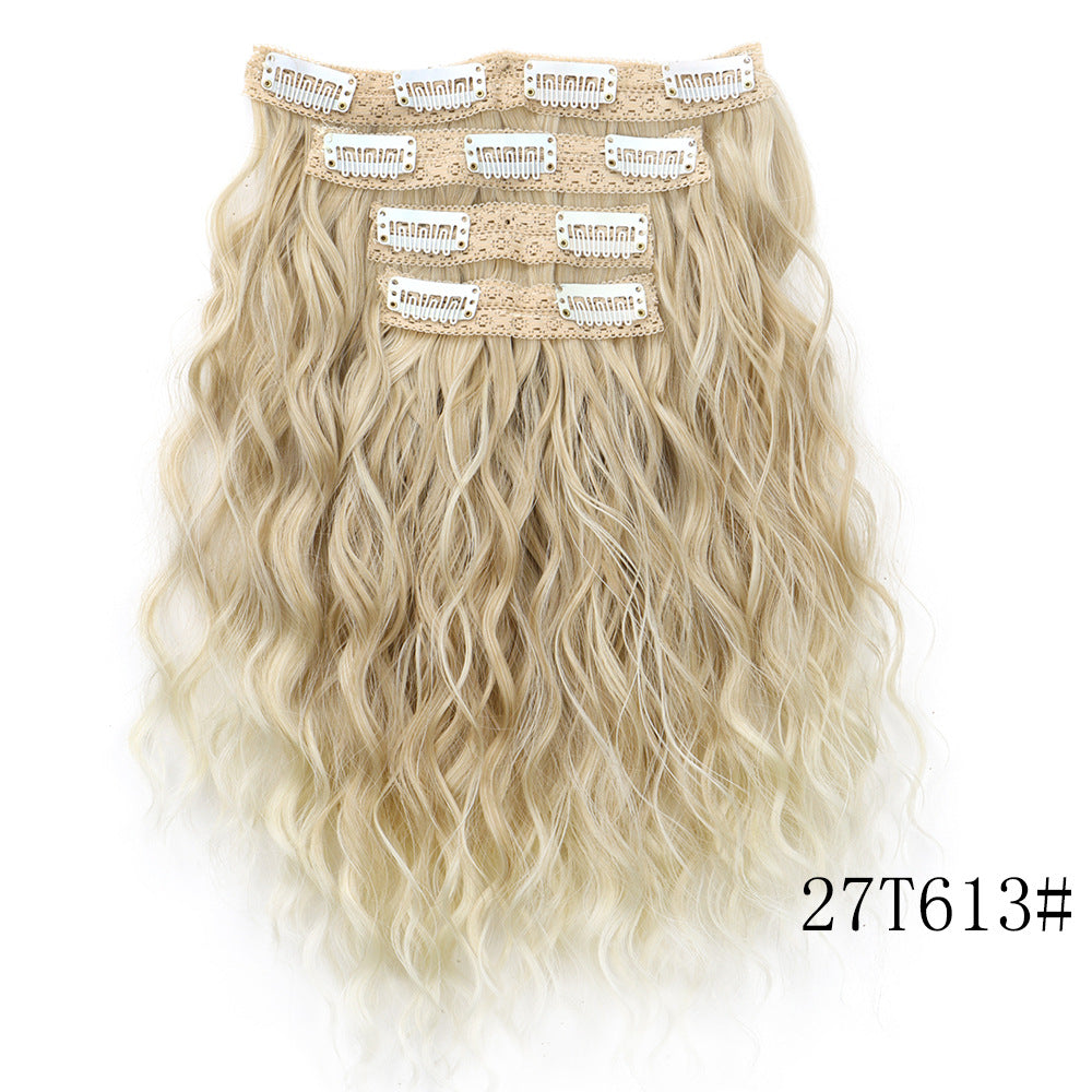 Wavy Clip-in Hair Extensions 4-Piece