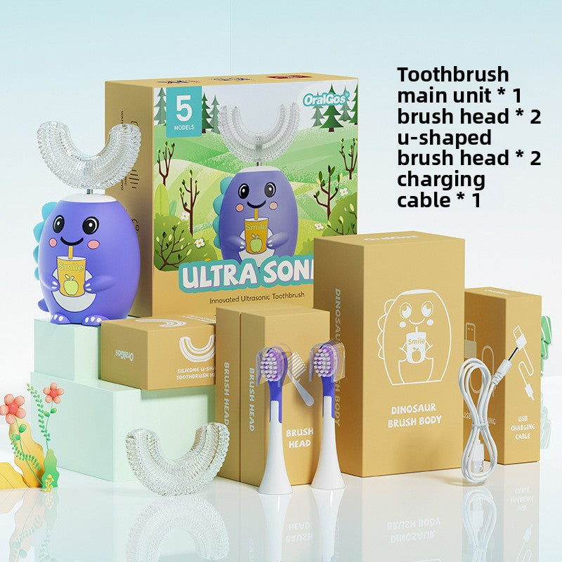 Children's Electric Toothbrush with Cartoon Design