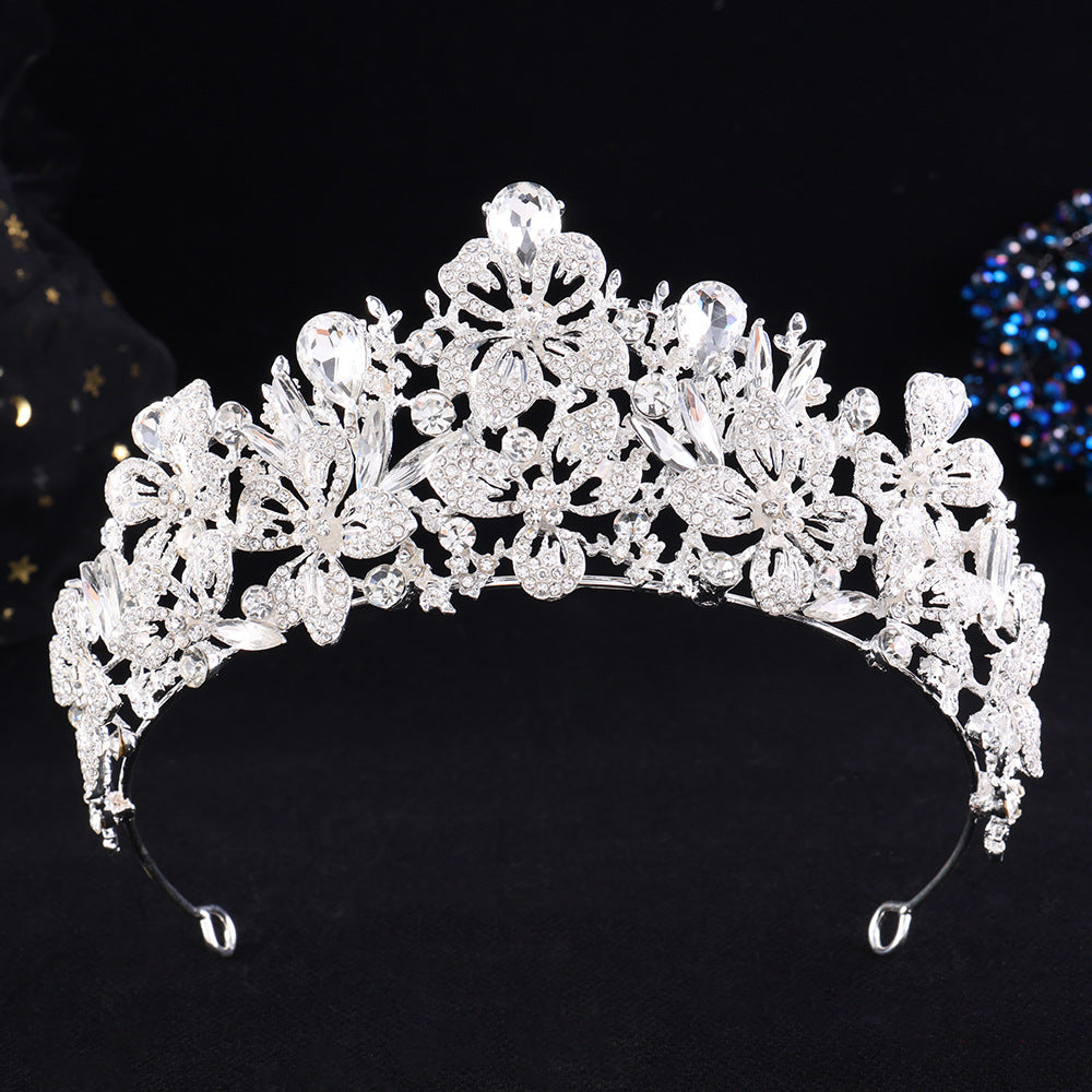 Rhinestone Princess Birthday Crown Bride Wedding Headpiece Wedding Dress Accessories