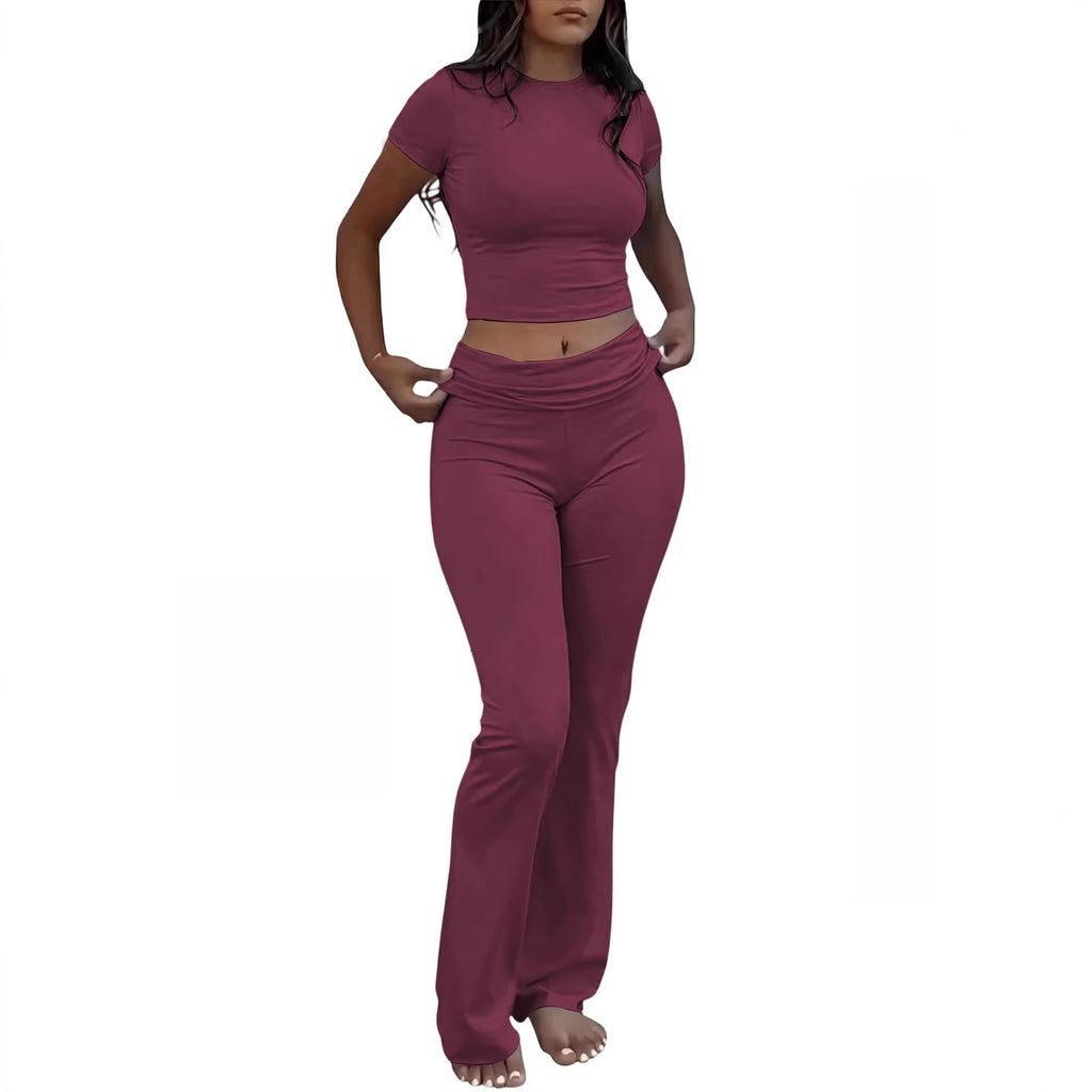 Women's Casual Knitted Two-Piece Set