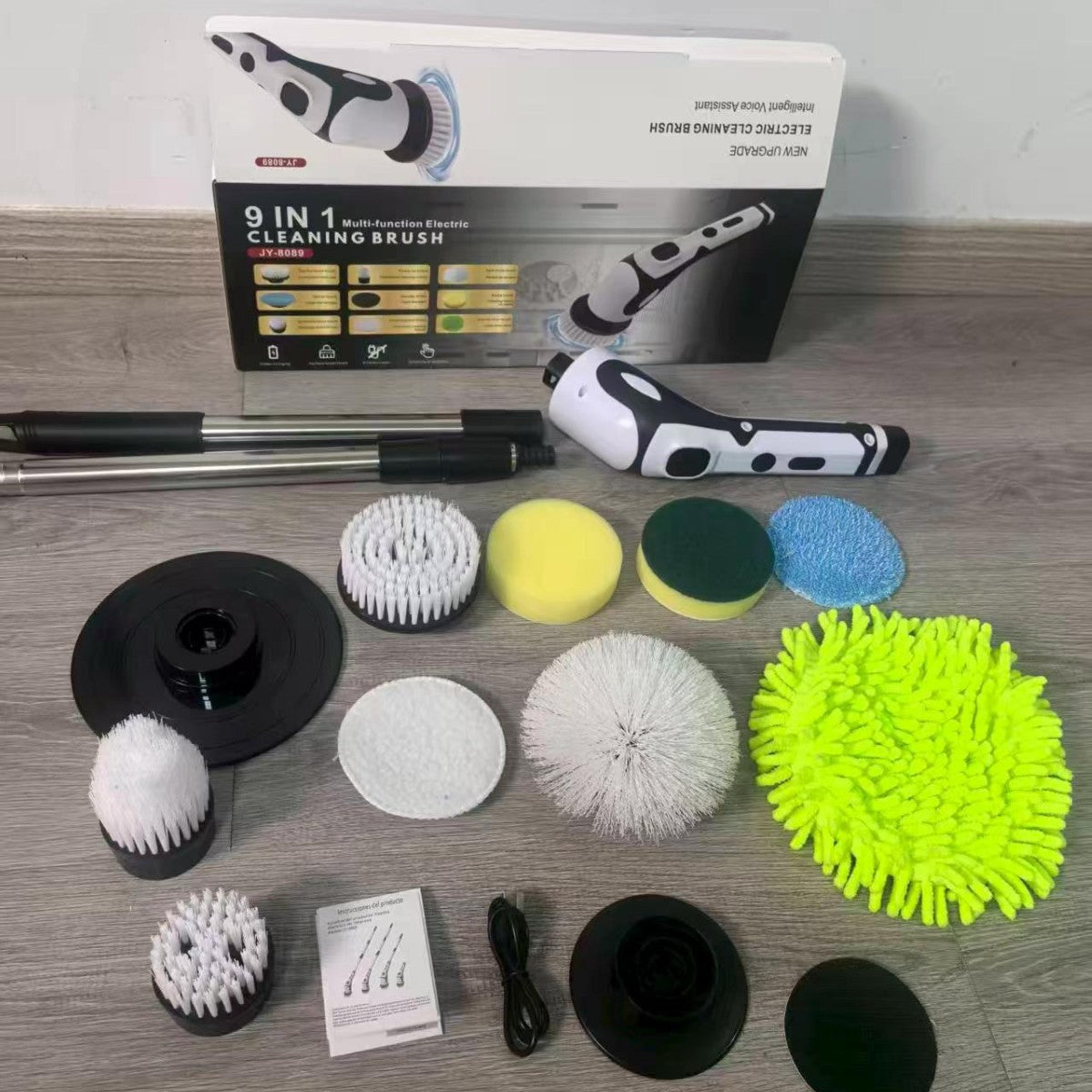 Electric Cleaning Brush with Voice Control